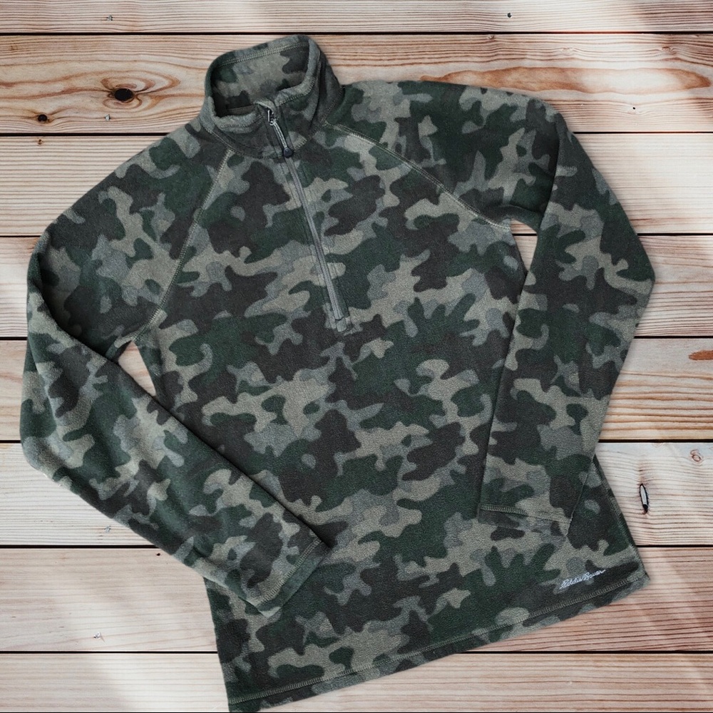 EDDIE BAUER quarter zip performance fleece Sz. S